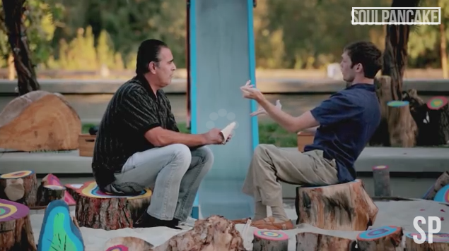 TWO STRANGERS IN A SANDBOX