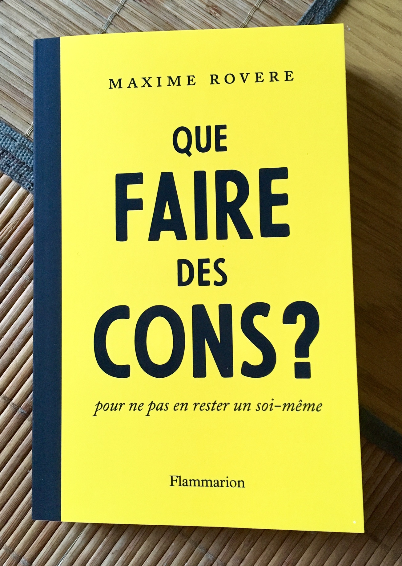 QUE FAIRE DES CONS ?