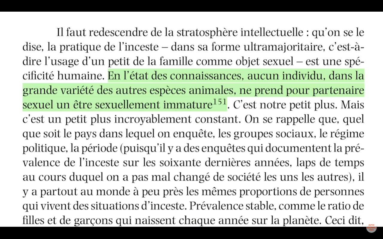L&rsquo;INTERDIT DE L&rsquo;INCESTE